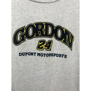 Jeff Gordon Nascar Adult T Shirt Size Large Chase Authentic Gray #24 EUC